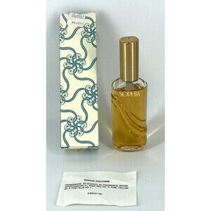 Coty Sophia Cologne Concentrate Splash 1 oz. Bottle w/Box movie prop vintage
